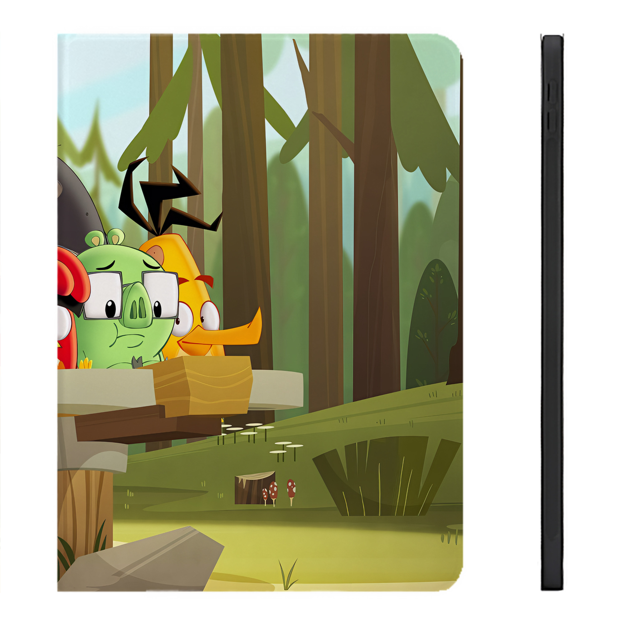 （画像用） Angry Birds アングリーバード IPadケース ペンホルダー付き ブックスタイルデザイン